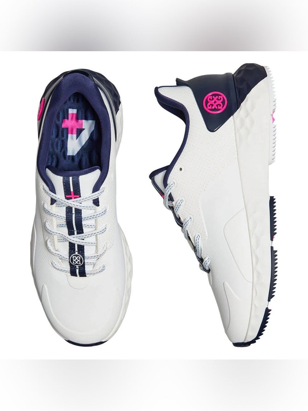 G/fore MG4+ Perforated Spikeless Golf Shoes Sneakers Snow Twilight Womens Golf - Picture 6 of 9